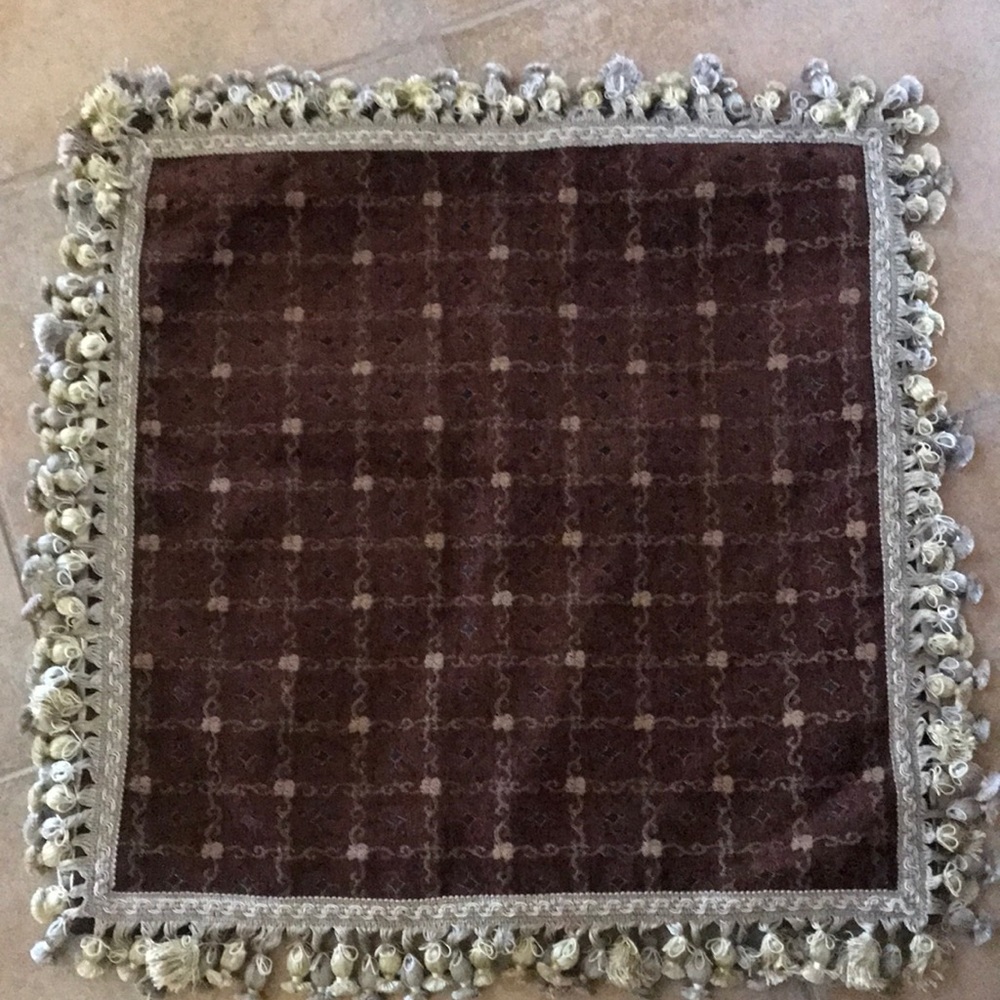 Sherry Kline Chenille Euro Sham